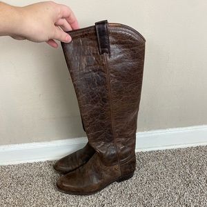 Frye Durado Tall Distressed Riding Boots